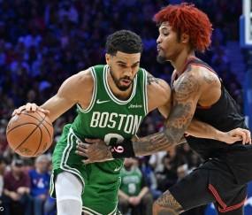 塔图姆&amp;布朗同砍25+7马克西31分 绿军胜76人总分2-1领先